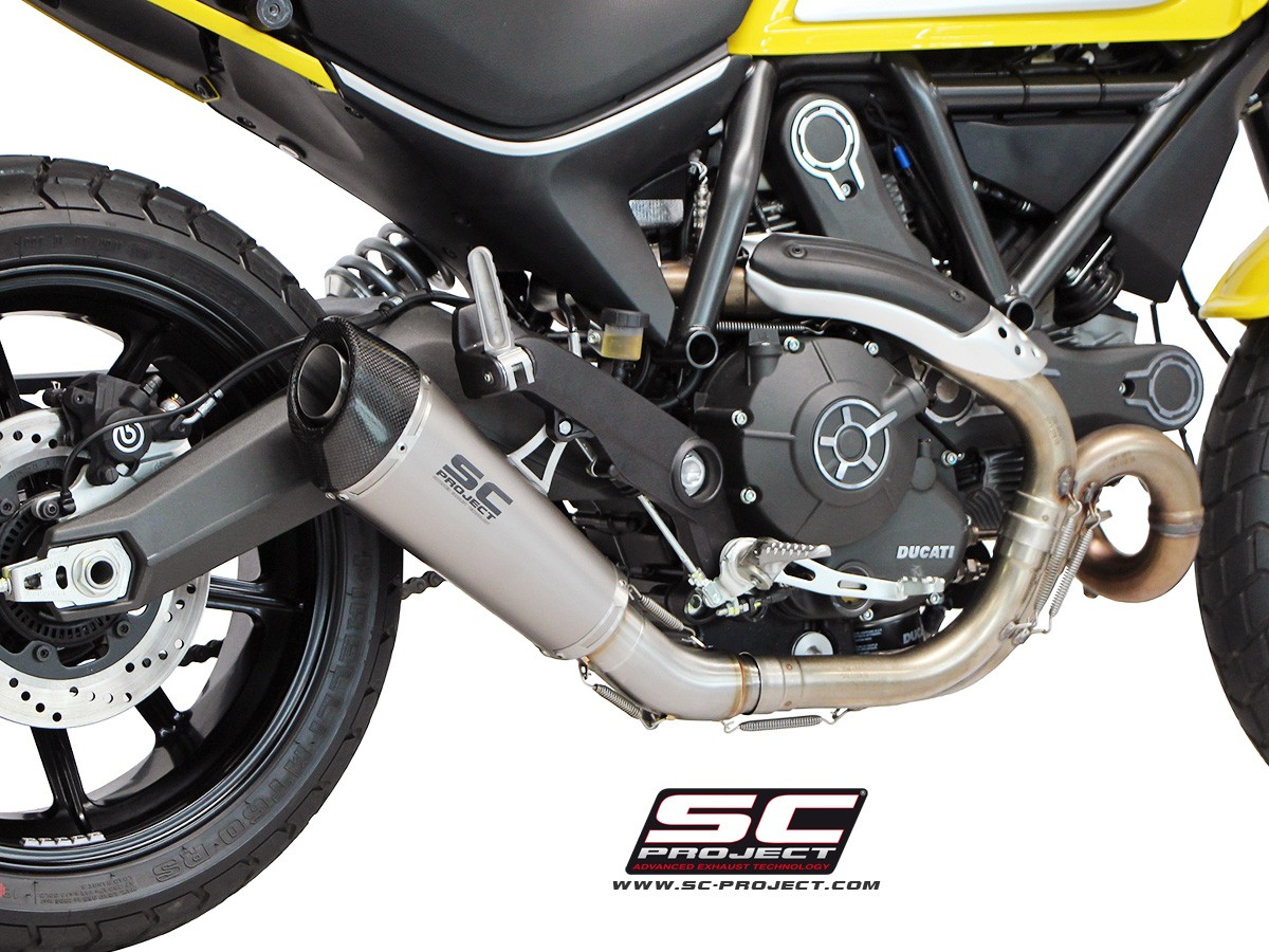 SC Project Conic Slip On Ducati Scrambler 800 2015 2018 D16 34 C T
